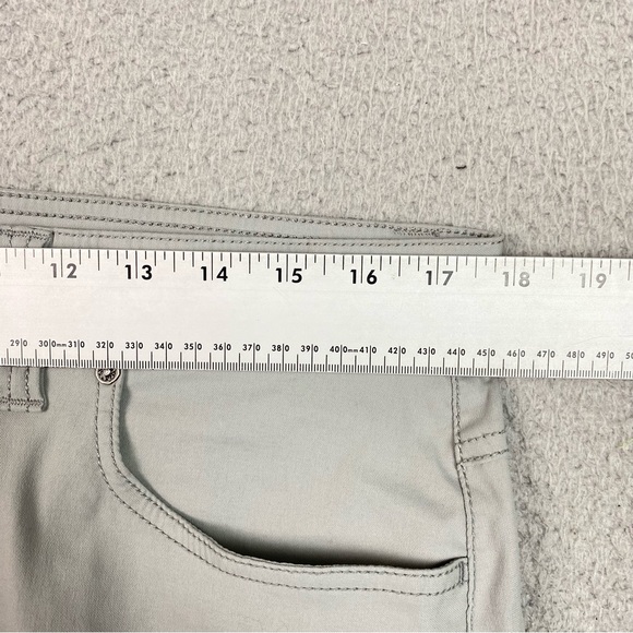 Prana Brion Pants Men's Size 34 x 32 Light Gray Slim Fit Outdoor Hiking Stretch - Picture 6 of 8